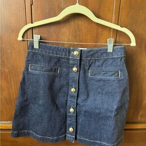 Reformation Denim Mini Skirt